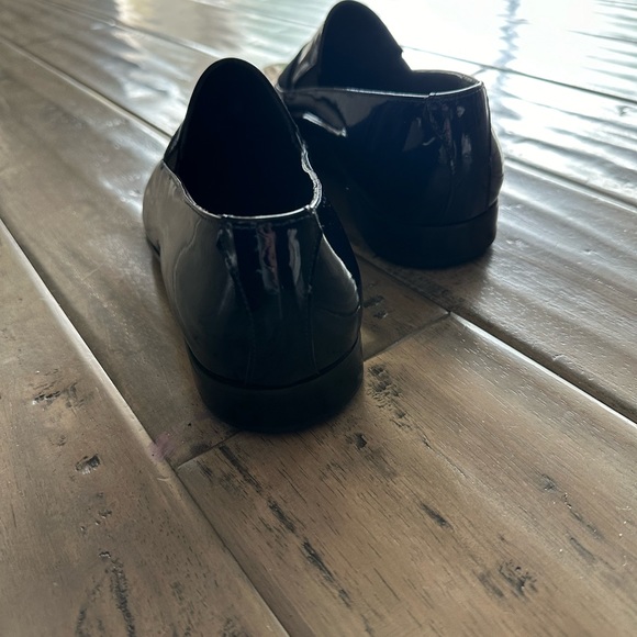 New M2 by Morvati patent blue slip on loafers sz 40 - Picture 5 of 8